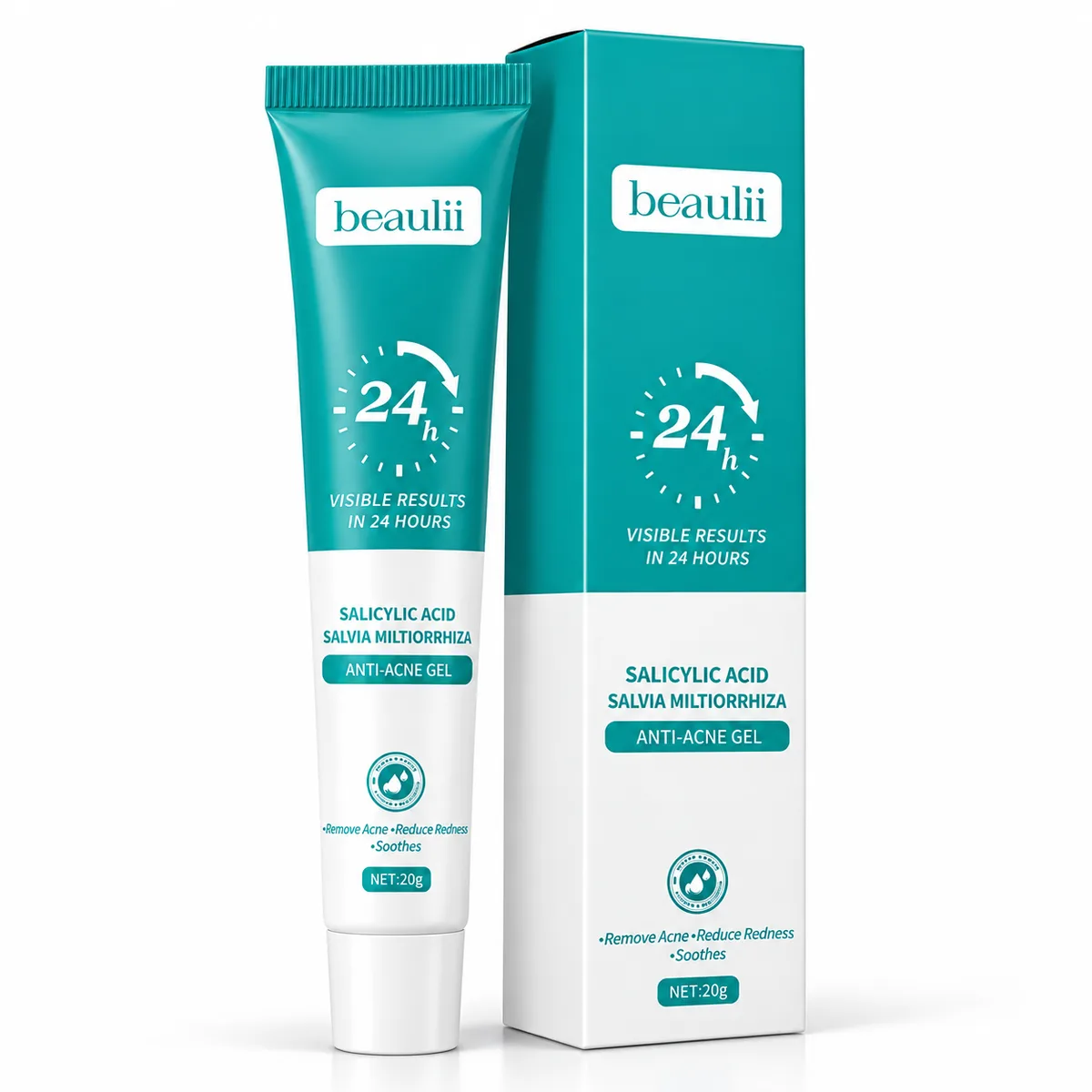 Beaulii Salicylic Acid Anti-Acne Gel with Salvia Miltiorrhiza – 20g